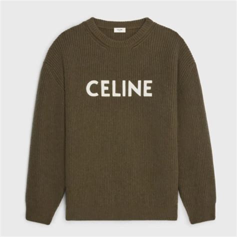 green celine sweater|Celine sweaters women.